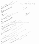 Wire Harnesses Cable Clamps Diagram and Parts List for  Briggs and Stratton Engine